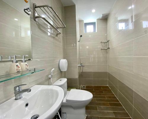 Koupelna v ubytování Gao Hotel