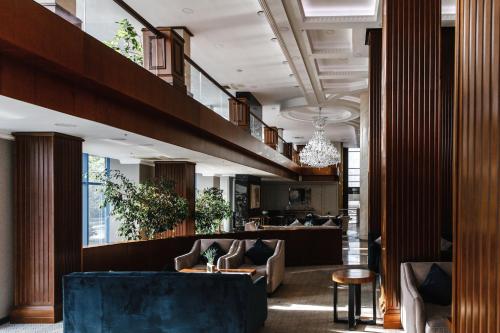 Hotel Сomplex Irtyshにあるシーティングエリア