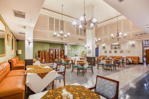 Ruang duduk di Hotel Des Indes Menteng