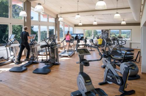 Fitness centrum a/nebo fitness zařízení v ubytování Ströbinger Hof - Therme Wellness Resort