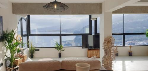 Nespecifikovaný výhled na hory nebo výhled na hory při pohledu z apartmánu