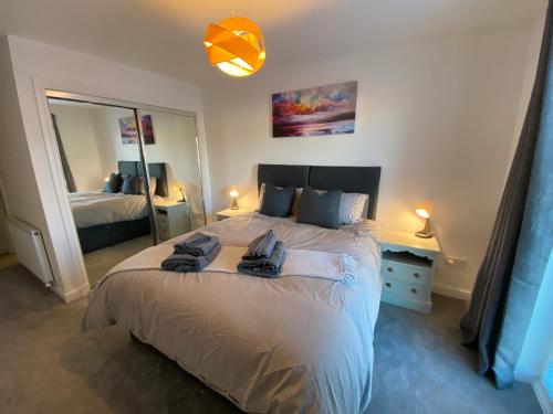 Легло или легла в стая в The Duplex Nairn- Spacious 3 Bedroom with sunny balcony
