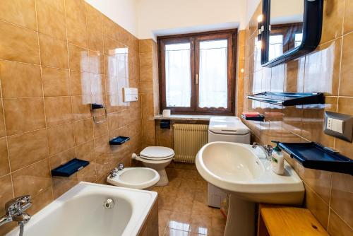 Koupelna v ubytování Casa Elisa Apartments