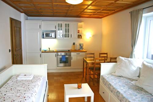 Kuchyň nebo kuchyňský kout v ubytování Landhaus Gaisriegl