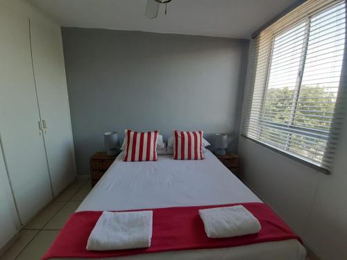 Postel nebo postele na pokoji v ubytování 202 Ipanema Beach