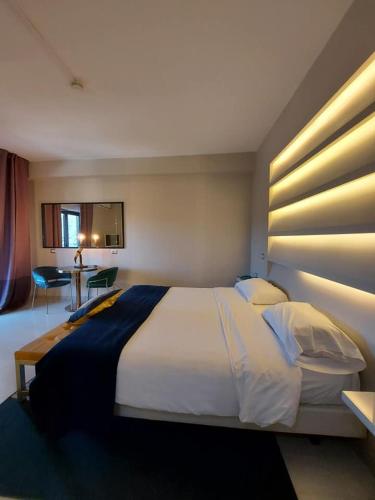 Grand hotel irpinia & Family SPAにあるベッド