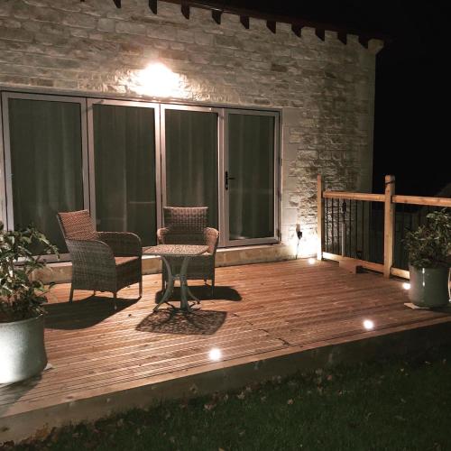 Balkón nebo terasa v ubytování Cotswold Lodge