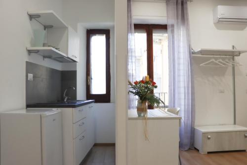 Kuchyň nebo kuchyňský kout v ubytování B&B Carlo V