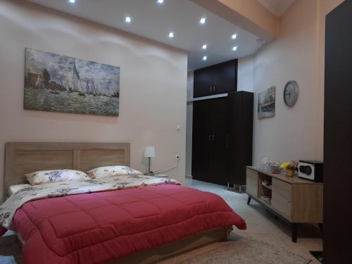Un pat sau paturi într-o cameră la Exantas the Lux-Veria