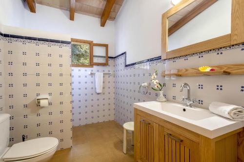 Een badkamer bij Villa Geroni