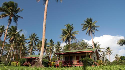 Zahrada ubytování Maravu Taveuni Lodge