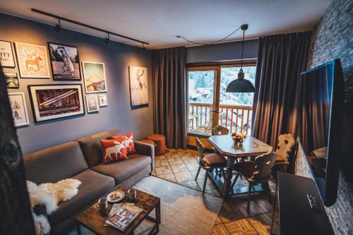 Zona de estar de Nordic Lodge