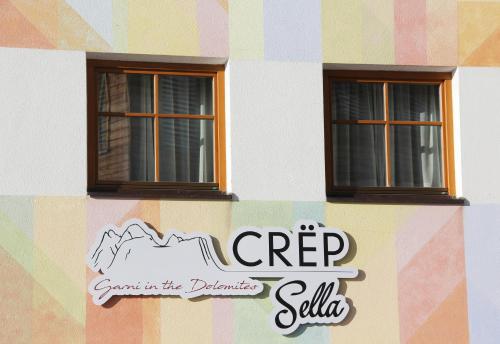 Certifikát, hodnocení, plakát nebo jiný dokument vystavený v ubytování Crëp Sella