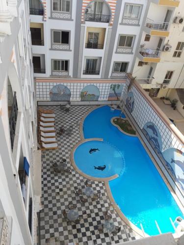 Kolam renang di atau dekat dengan apartman Marek