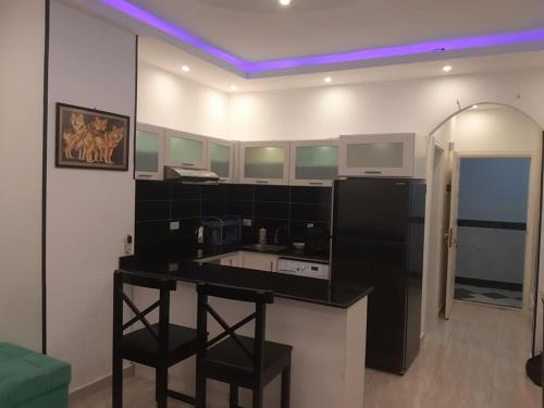 Kuchyň nebo kuchyňský kout v ubytování apartman Marek
