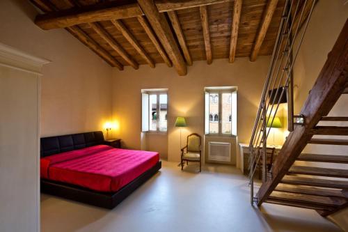 Ένα ή περισσότερα κρεβάτια σε δωμάτιο στο Agriturismo Pratello