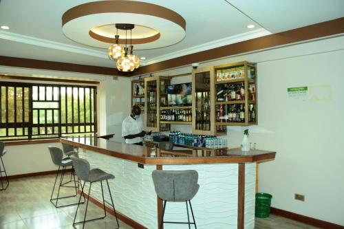 Lounge atau bar di Villa Grazia Luxury Hotel