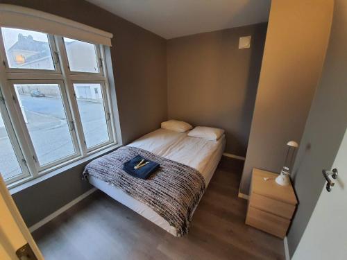 Un pat sau paturi într-o cameră la Para Apartment