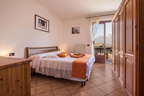 A bed or beds in a room at casa chiara