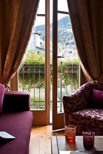 Ein Sitzbereich in der Unterkunft Hotel Meublè Sertorelli Reit