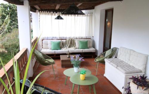 O zonă de relaxare la Casa del Rio Boho Chic Retreat