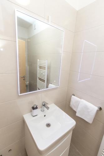 Ένα μπάνιο στο Apartmani Villa Paulo