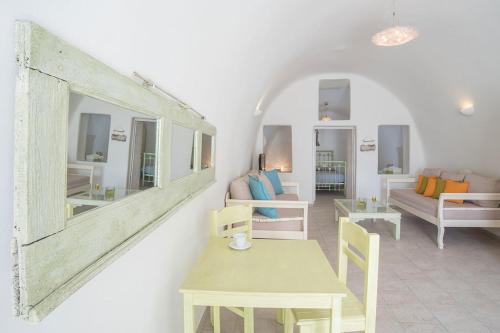 Zona de estar de Blue Dolphins Apartments
