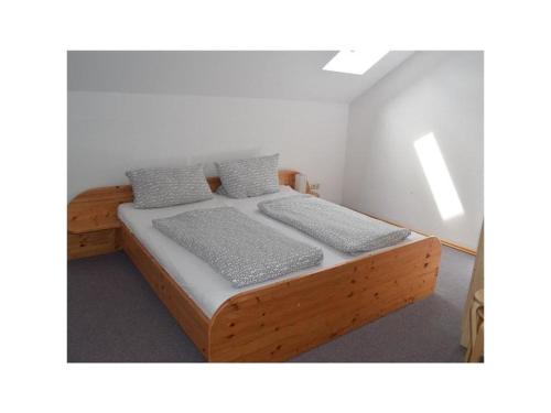 Postel nebo postele na pokoji v ubytování Ferienhaus Bayern am Ferienpark Westerncity