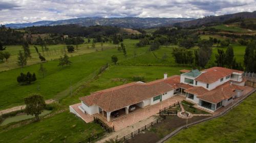 Letecký snímek ubytování Lujosa Casa Quinta en Naturaleza Andina