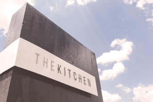 a sign on the side of a building at Warm Karoo in Bloemfontein