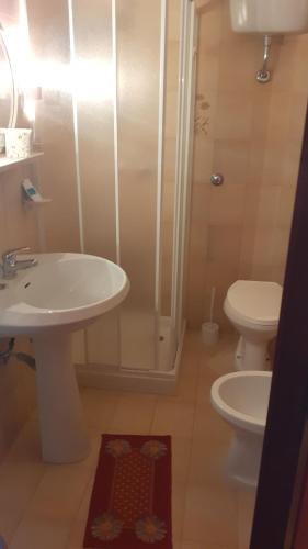 Ванная комната в Hotel Villa del Sole