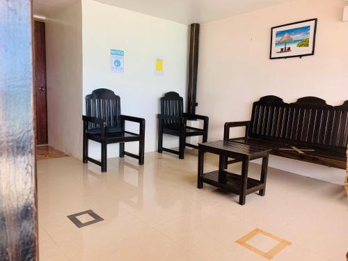 Een zitgedeelte bij Anang Balay Turista