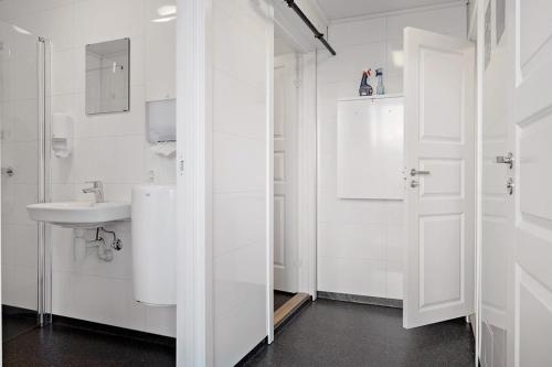 Koupelna v ubytování Hardangerpark AS