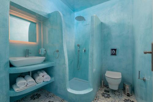 Koupelna v ubytování Sole d'oro Luxury Suites