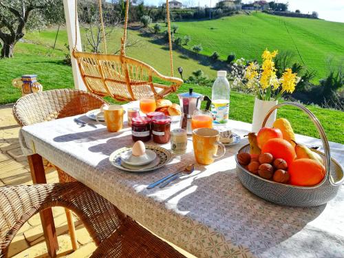 Cibo presso il bed & breakfast o nelle vicinanze