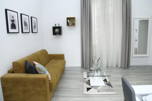 Area soggiorno di Duomo Platinum Apartments