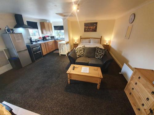 Η κουζίνα ή μικρή κουζίνα στο Sherwood Studio Annexe 1 Bedroom Entire Property