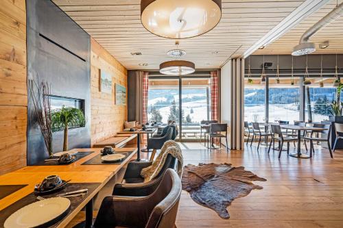 Гостиная зона в Swiss Mountain Golf-Restaurant Gonten