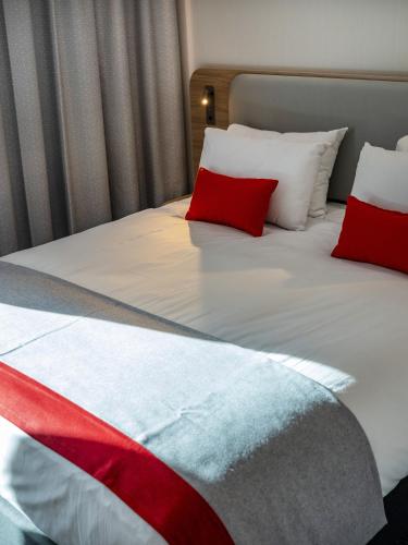 Katil atau katil-katil dalam bilik di Holiday Inn Express - Nice - Grand Arenas by IHG