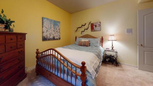 A bed or beds in a room at 120 Winding Meadow by Vacation Rentals for You