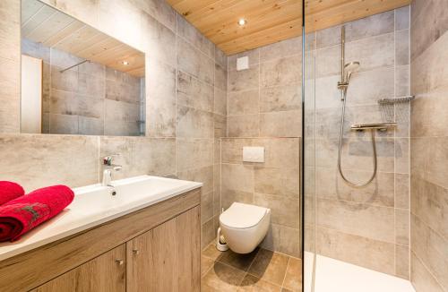 Kylpyhuone majoituspaikassa Tyroler Hof