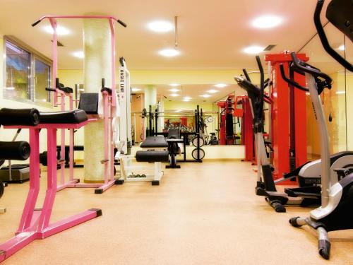Fitness centrum a/nebo fitness zařízení v ubytování Hotel Engel
