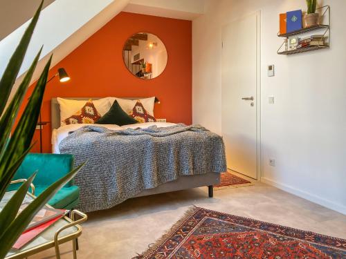 Ένα ή περισσότερα κρεβάτια σε δωμάτιο στο Astoria Apartments