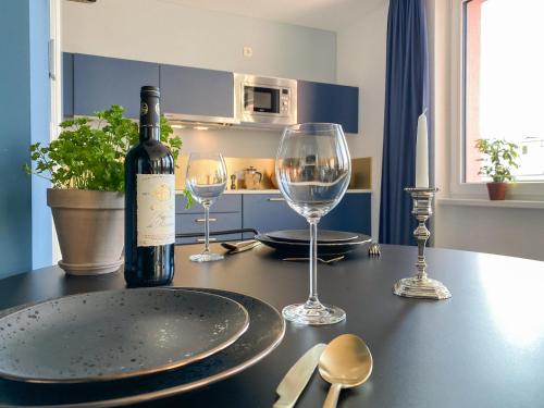 Η κουζίνα ή μικρή κουζίνα στο Astoria Apartments