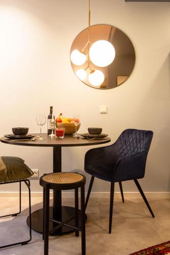 Χώρος καθιστικού στο Astoria Apartments