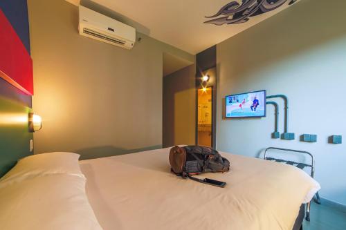 Katil atau katil-katil dalam bilik di ibis Styles SP Faria Lima