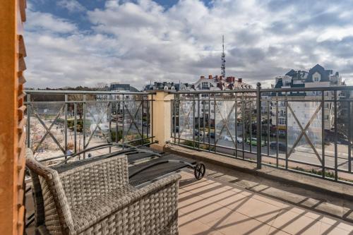 Balkón alebo terasa v ubytovaní Penthouse Baltic Park by Renters Prestige