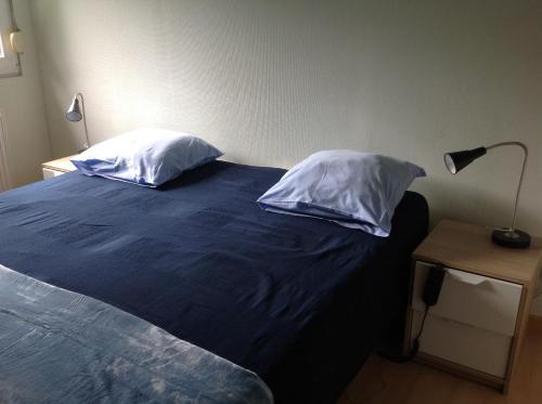 Postel nebo postele na pokoji v ubytování Chalet l'écureuil