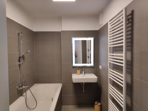 Kupatilo u objektu City Appartement Wien-Schwechat