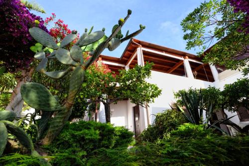 a house with plants in front of it at Gattopardo Park Hotel in Lipari